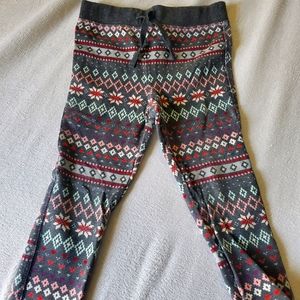 Girls sweat pants christmasy